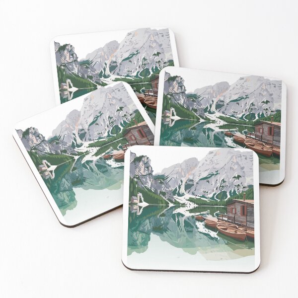 Item preview, Reflections at Lago di Braies – South Tyrol, Italy designed and sold by pixelated_echoes.
