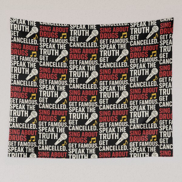 Item preview, Speak Truth Get Cancelled | Satirical Music Culture Commentary T-Shirt designed and sold by TeeTimeTreasure.