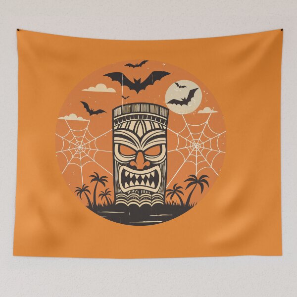 Item preview, Tiki Halloween designed and sold by bihtti.