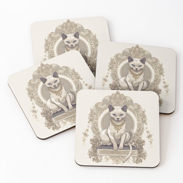 Item preview, Regal Siamese Cat designed and sold by PaintbrushPlace.