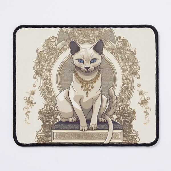 Item preview, Regal Siamese Cat designed and sold by PaintbrushPlace.