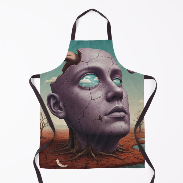 Item preview, "The thinker being in the surreal wasteland" designed and sold by Tecno-Art-Land.