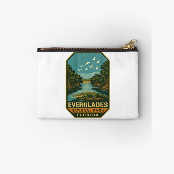 Item preview, Everglades National Park Retro Swamp Wildlife Sticker designed and sold by Ismeal Von.