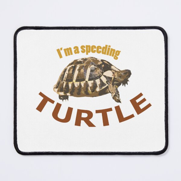 Item preview, I'm speeding Turtle and Turtles and funny Animals and Funny Gift For Friends designed and sold by QuickEyes.