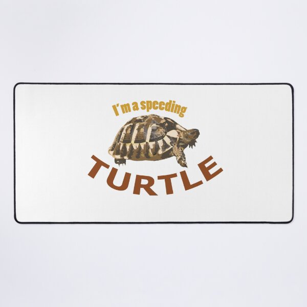 Item preview, I'm speeding Turtle and Turtles and funny Animals and Funny Gift For Friends designed and sold by QuickEyes.
