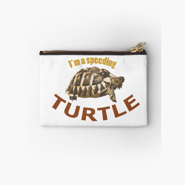 Item preview, I'm speeding Turtle and Turtles and funny Animals and Funny Gift For Friends designed and sold by QuickEyes.