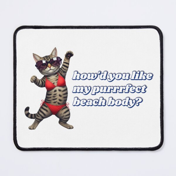 Item preview, My Purrrfect Beach Body designed and sold by AZTRELIS.