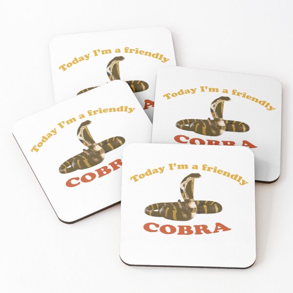 Item preview, Today I'm a friendly Cobra and Cobras and Animals and Funny Gift For Friends designed and sold by QuickEyes.