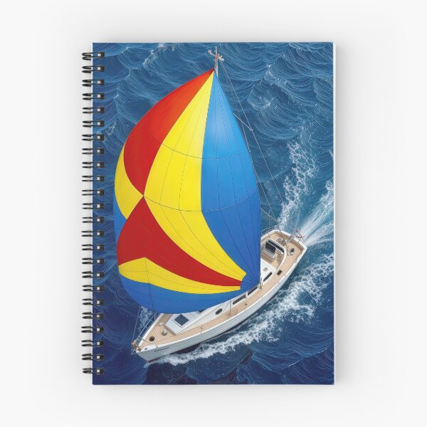 Item preview, Overhead View Of a Colorful Spinnaker On a Sailboat designed and sold by Maria Dryfhout.