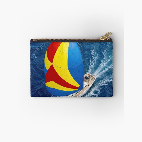 Item preview, Overhead View Of a Colorful Spinnaker On a Sailboat designed and sold by Maria Dryfhout.
