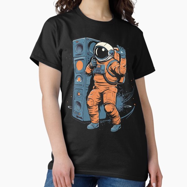 Item preview, Retro Astronaut Jamming Cosmic Music Lover designed and sold by Jcat7.
