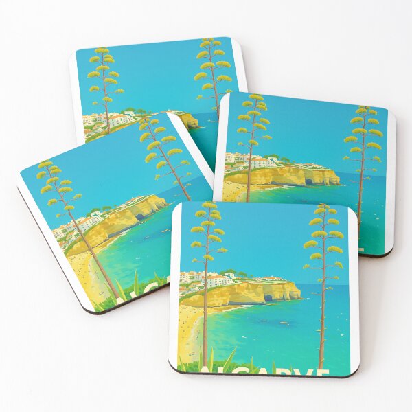 Item preview, Carvoeiro Algarve Portugal Vintage Travel Poster designed and sold by GG WALL ART.