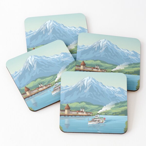 Item preview, Storybook Waters – Lake Lucerne, Switzerland designed and sold by pixelated_echoes.