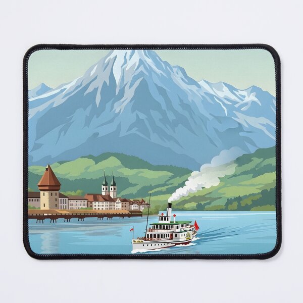 Item preview, Storybook Waters – Lake Lucerne, Switzerland designed and sold by pixelated_echoes.