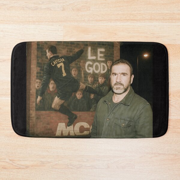 Item preview, Eric Cantona & the Kung-Fu Kick Mural - Iconic Football Art designed and sold by mebyme.