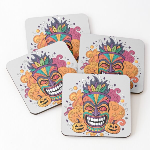 Item preview, Tiki Halloween designed and sold by bihtti.