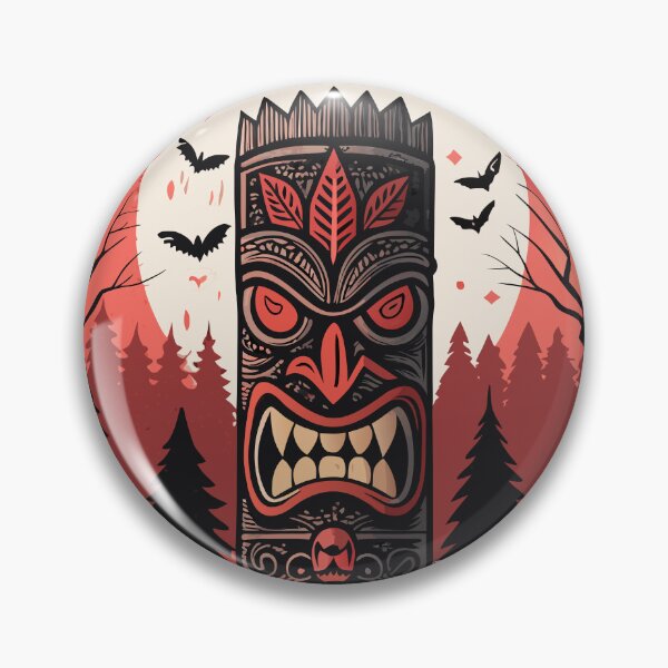 Item preview, Tiki Halloween designed and sold by bihtti.