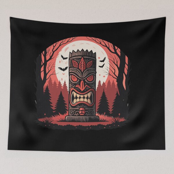 Item preview, Tiki Halloween designed and sold by bihtti.