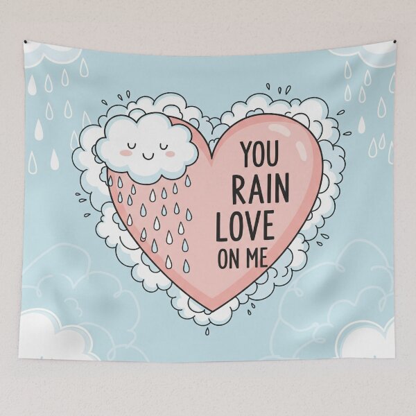 Item preview, You Rain Love On Me Heart Cloud designed and sold by Owcomm.