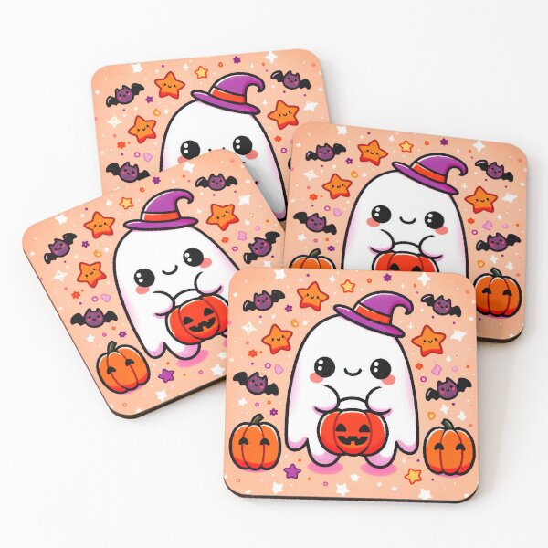 Item preview, Cute Kawaii Ghost Halloween Design – Fun Pastel Spooky Illustration designed and sold by  Ojo de Lilith.
