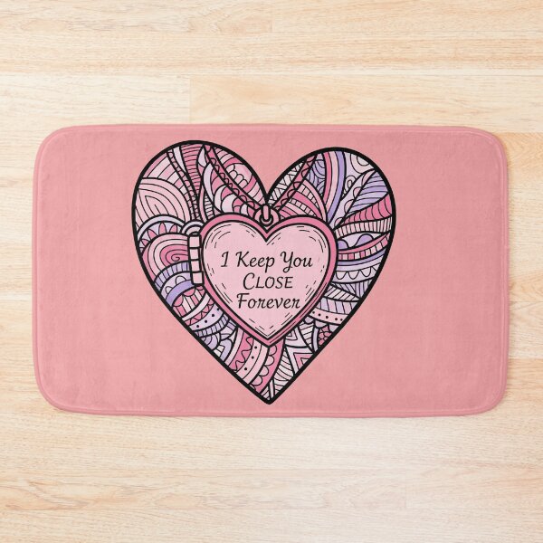 Item preview, I Keep You Close Forever Locket Heart designed and sold by Owcomm.