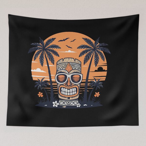 Item preview, Tiki Halloween designed and sold by bihtti.