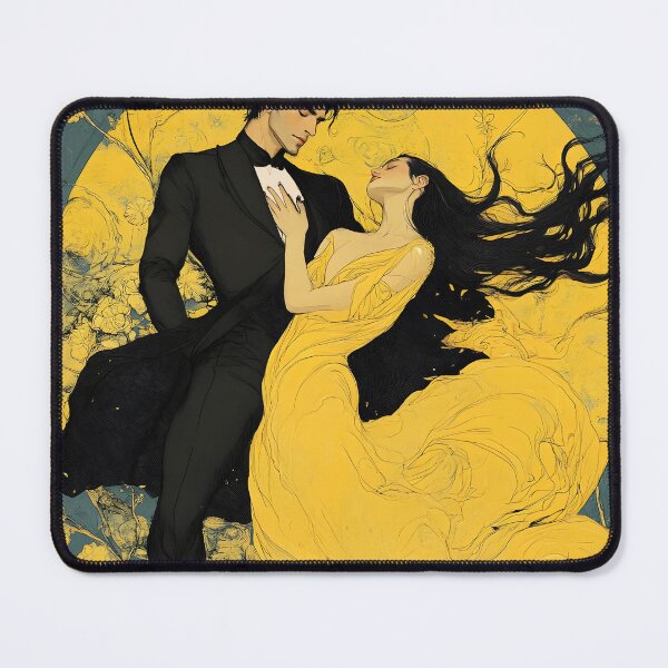 Item preview, Romantic Moonlit Dance Elegant Couple Art Nouveau Style designed and sold by Shoot-The-Moon.