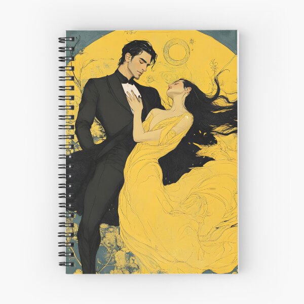 Item preview, Romantic Moonlit Dance Elegant Couple Art Nouveau Style designed and sold by Shoot-The-Moon.