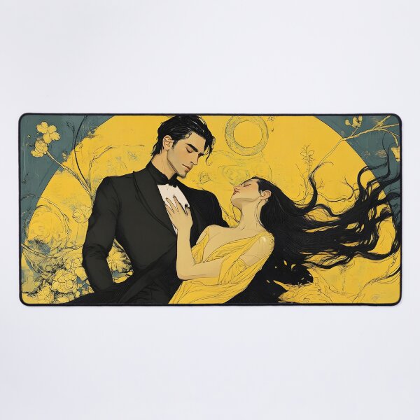 Item preview, Romantic Moonlit Dance Elegant Couple Art Nouveau Style designed and sold by Shoot-The-Moon.