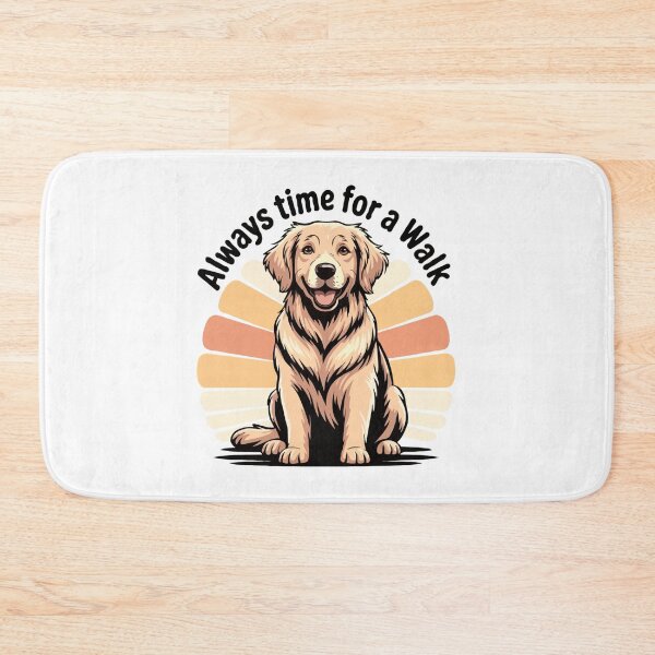 Item preview, Always Time for a Walk -Golden Retriever Dog Lover designed and sold by The Real Life Symphony.
