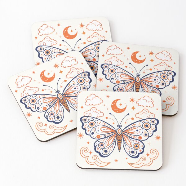 Item preview, Mystic Monarch – Cosmic Butterfly with Celestial Accents designed and sold by Artsprint941.