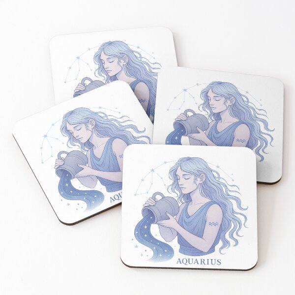 Item preview, Aquarius Zodiac Birthday Gift | Zodiac Sign Astrological Design designed and sold by VeroChaos.