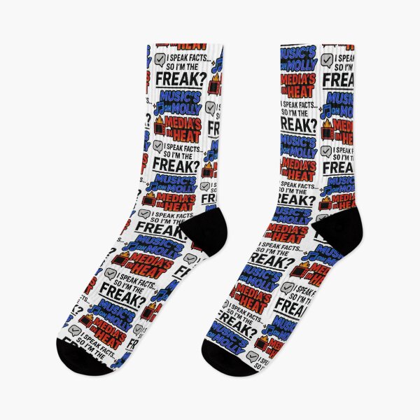 Item preview, Music’s on Molly, Media’s in Heat, I Speak Facts So I’m the Freak? | Neon Satire T-Shirt designed and sold by TeeTimeTreasure.