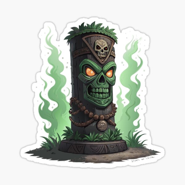 Item preview, Tiki Halloween designed and sold by bihtti.