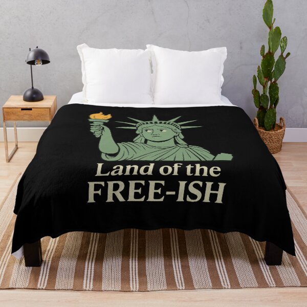 Item preview, Land of the Free-ish Statue of Liberty Funny Protest designed and sold by The Junto Shop.