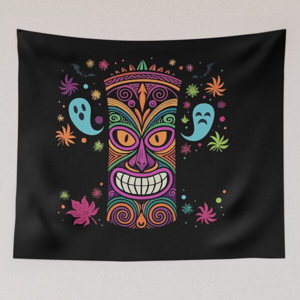 Item preview, Tiki Halloween designed and sold by bihtti.