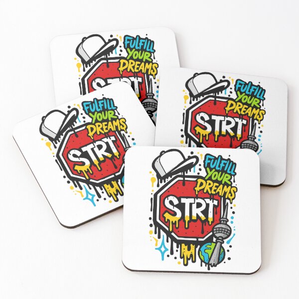 Item preview, STRT – Fulfill Your Dreams Street Art designed and sold by Kunst-Shirt.