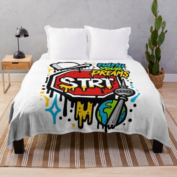 Item preview, STRT – Fulfill Your Dreams Street Art designed and sold by Kunst-Shirt.
