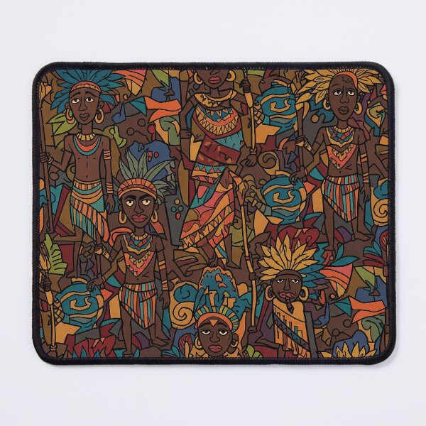 Item preview, AFRICAN TRIBESMEN PATTERN designed and sold by likbatonboot.