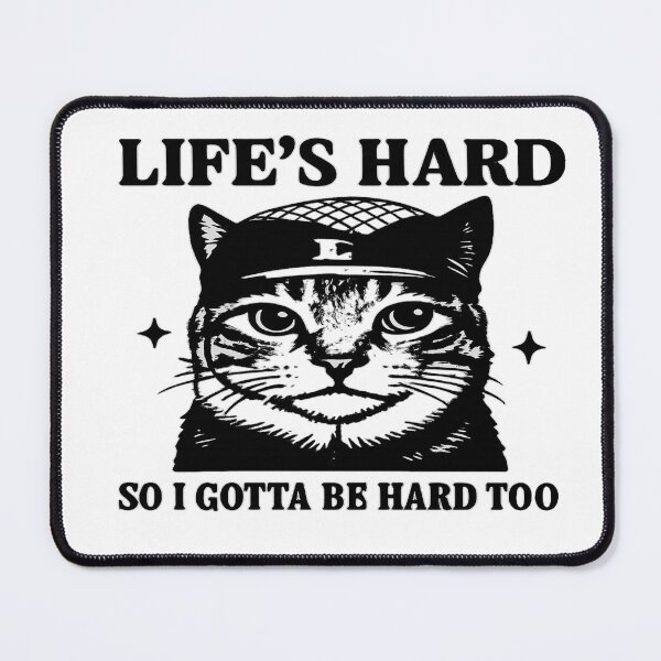 Item preview, Life’s Hard Cat – Streetwise Feline designed and sold by Kunst-Shirt.
