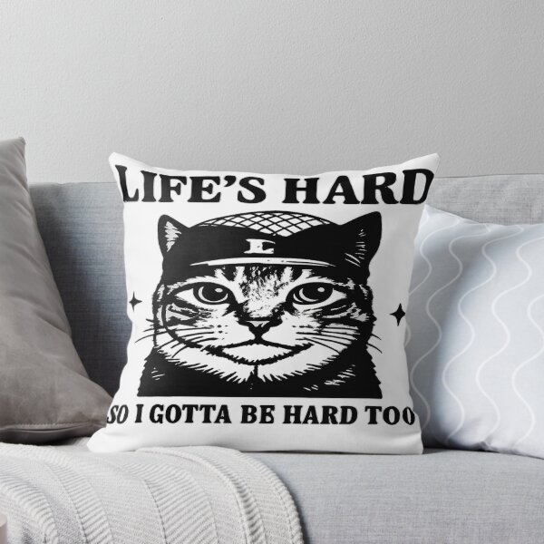 Item preview, Life’s Hard Cat – Streetwise Feline designed and sold by Kunst-Shirt.
