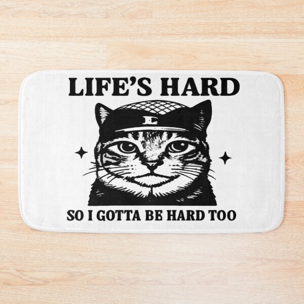 Item preview, Life’s Hard Cat – Streetwise Feline designed and sold by Kunst-Shirt.