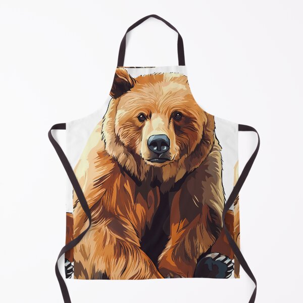 Item preview, Warm Portrait of a Teddy Bear designed and sold by MidArtForge.