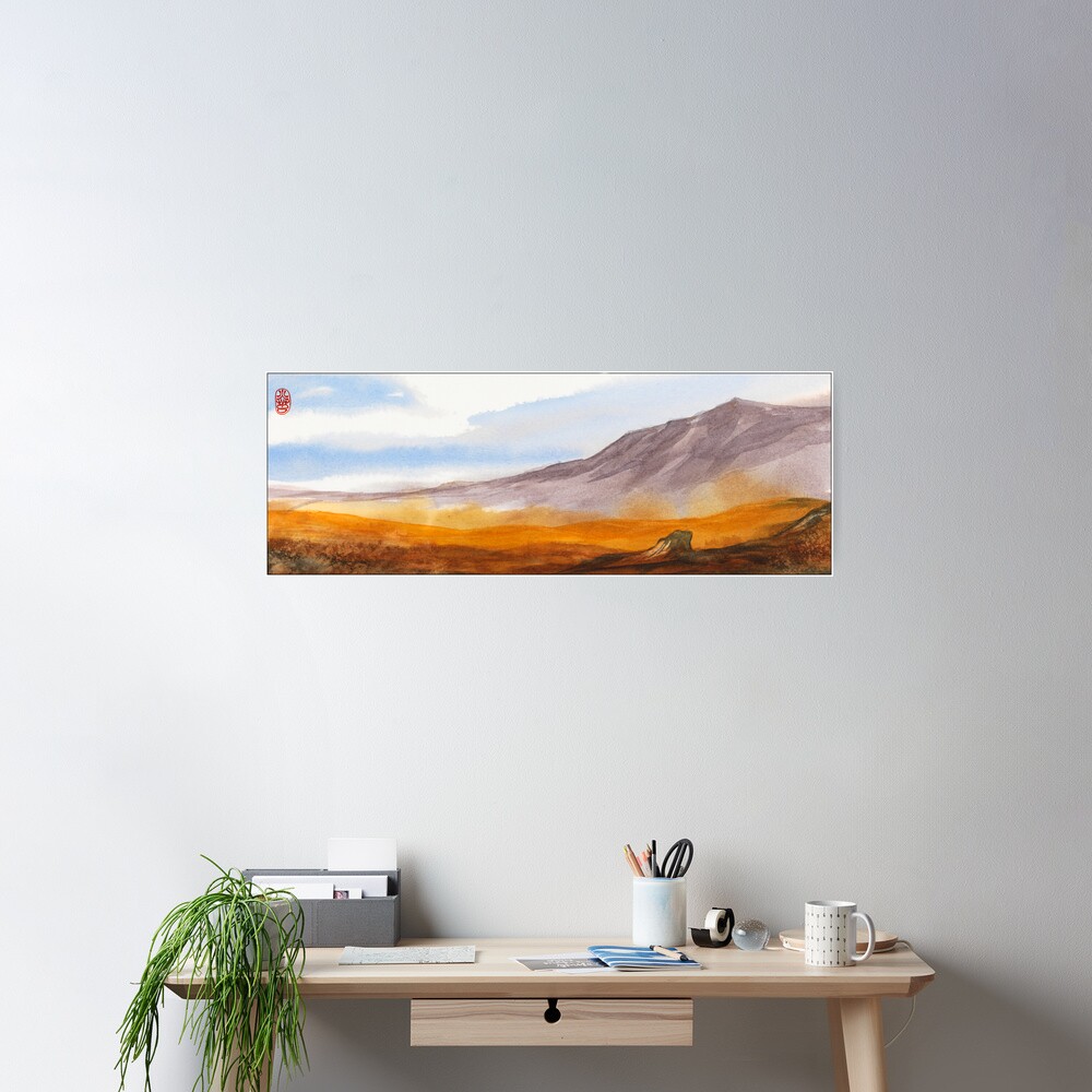 Yellow Fields Poster