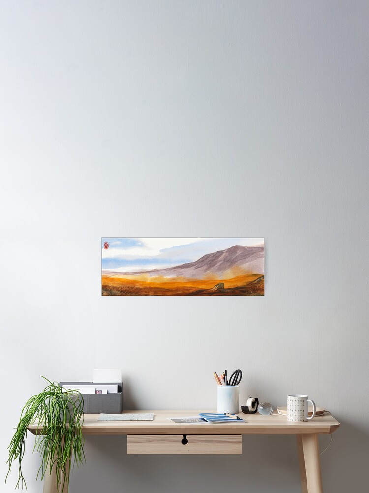 Thumbnail 2 of 3, Poster, Yellow Fields designed and sold by ronmoss.