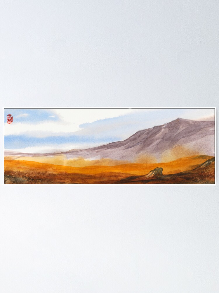 Thumbnail 1 of 3, Poster, Yellow Fields designed and sold by ronmoss.