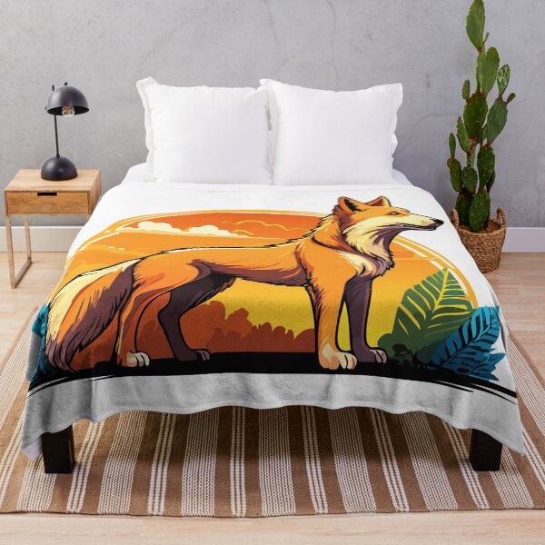 Item preview, Australian wild dog dingo (Canis familiaris dingo, Canis lupus dingo) Fauna Australia desert predatory animal, Realistic dingo design of brown coloring designed and sold by Danler.
