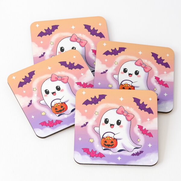 Item preview, Cute Kawaii Ghost Halloween Design – Fun Pastel Spooky Illustration designed and sold by  Ojo de Lilith.