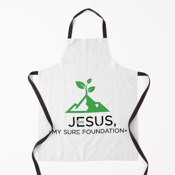 Aperçu de l'œuvre Jésus, mon fondement sûr, une plante enracinée dans une montagne créée et vendue par Faithloveshop.