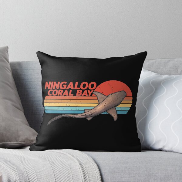 Item preview, Ningaloo Coral Bay Nurse Shark Retro Sunset designed and sold by NicGrayGraphic.